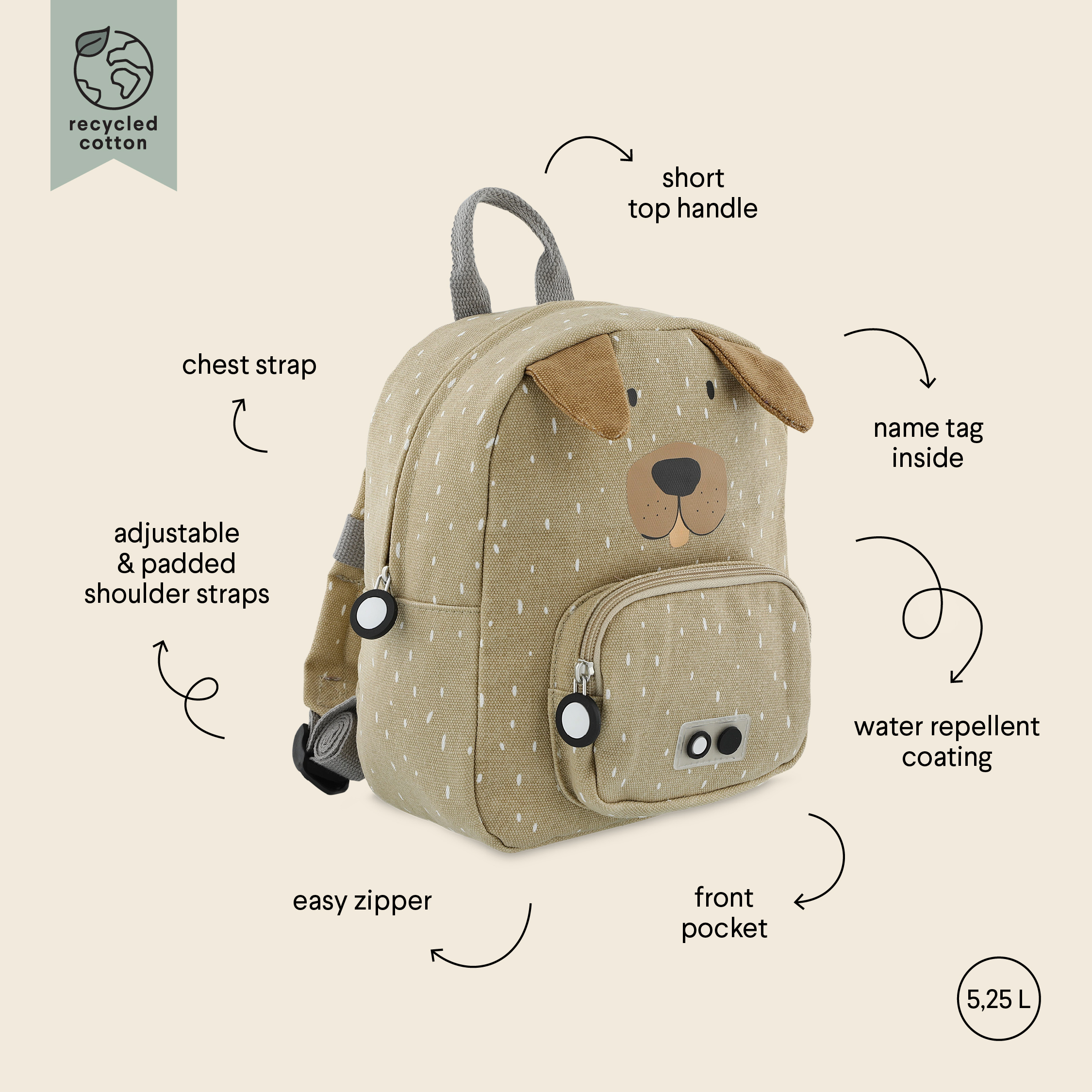 Rucksack klein - Mr. Dog